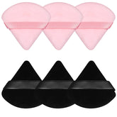 Pimoys powder puff with triangle-circle design for precise blending