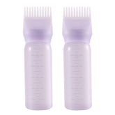 Pimoys Root Comb Applicator Bottle 6oz with pump for precise dyeing