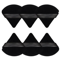 Pimoys triangle puff for precise contour and even tone.