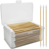 PINGMIC double-ended 6-inch gun swabs in a box for precise firearm cleaning.