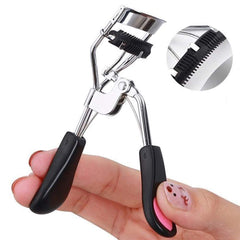 Pinkiou carbon steel lash curler delivers durable, long-lasting curling performance