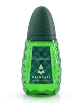 Pino Silvestre Original bottle pinecone design enhances masculine elegance for daily wear.