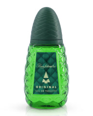 Pino Silvestre Original bottle pinecone design enhances masculine elegance for daily wear.