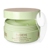 Pixi FortifEYE hydrogel under-eye patches on packaging providing soothing hydration