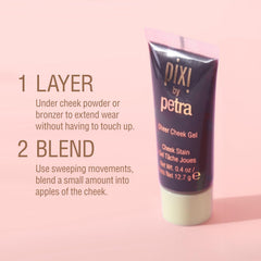 Pixi Sheer Cheek Gel Flushed uso diario en rostro para frescura