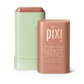 Pixi On-the-Glow Bronze barra-bronceadora suave para mejillas y labios, hidratante e iluminadora.