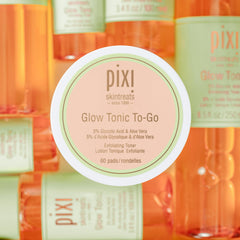 Pixi Tónico Luminoso para Llevar: aplicación suave con discos faciales