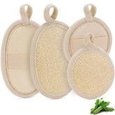 PJERASR lufa natural para cuerpo, exfoliación suave y agradable.