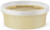 Plant Guru manteca de cacao cruda en envase de 8 oz para chocolate artesanal.