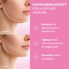 Plantifique adjustable jawline shaper adapts to different face shapes.