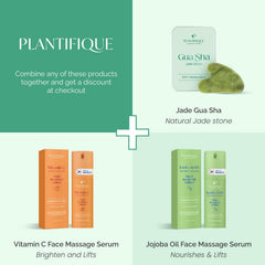 PLANTIFIQUE Gua Sha in action during facial massage