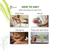 Plantovika Aceite de Neem, aplicación en piel, hidratación nutritiva