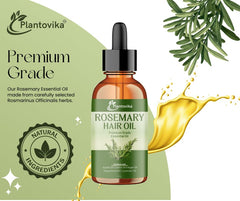 Plantovika rosemary oil scalp-massage application for soothing, even distribution on the scalp.