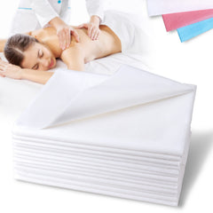 Platonee disposable bed sheet on spa table for clean sessions