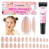 Plauva kids press-on nails in 13 sizes for a secure, comfortable fit.