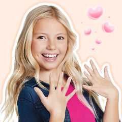 Plauva purple French tip nails ideal for playful, kid-friendly manicures.
