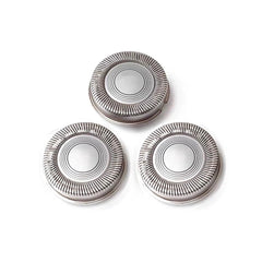 PlayFish SH30 replacement heads close-up for precise shave and easy replacement.