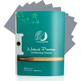 PleasingCare natural face blotting paper with bamboo charcoal for oil control on the go