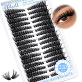 Pleell Lash Clusters cat-eye 80D kit for fuller dramatic look