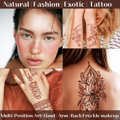 PllusJoys plantillas reutilizables para tatuaje con resultados detallados