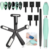 Plman cat eye magnet 6 in 1 set creating dramatic nail effects with ease.