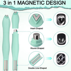 Plman steel ball magnetic pen delivers smooth control for detailed magnet designs.