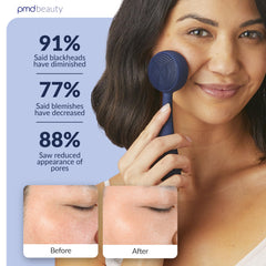 PMD Clean four customizable modes adapt cleansing to skin type and preference