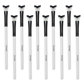 POCMKO curved fluffy lash cleaning brush that fits the eye shape for gentle cleansing.