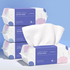 PoeticEHome extra thick face towels disposable, plush and absorbent for easy cleansing