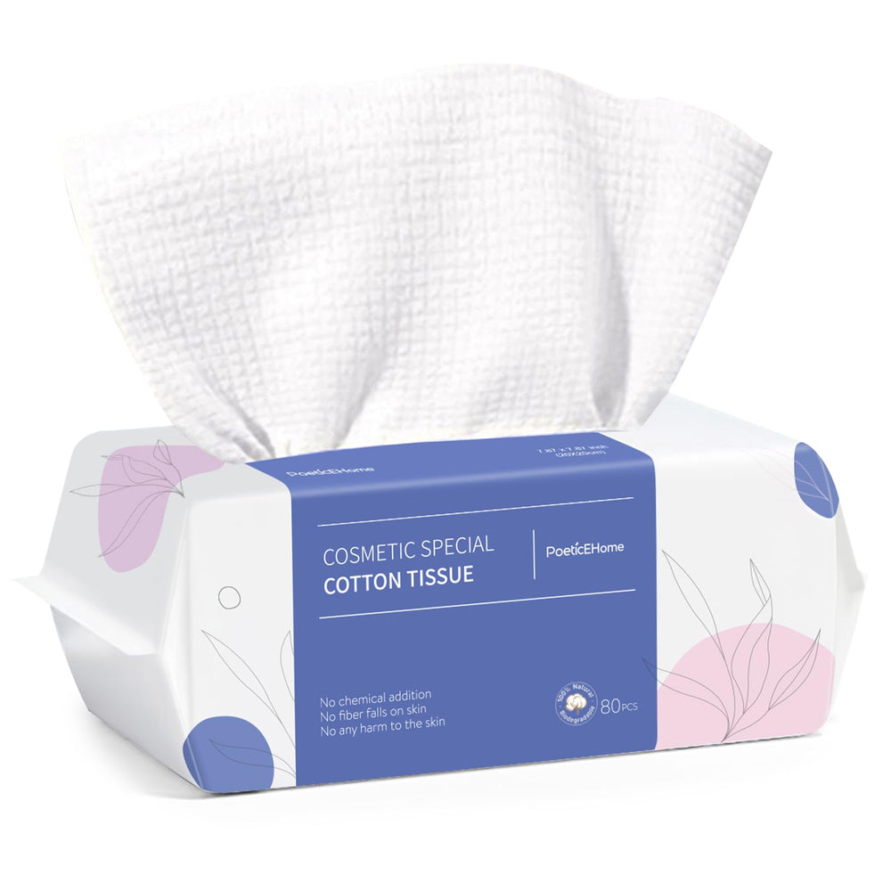 PoeticEHome toalla desechable para rostro, gruesa y absorbente, ideal para limpieza facial