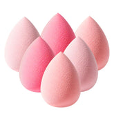 Polar Rabbit sponge set six-piece pack displayed for daily makeup with natural finish.