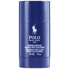 Polo Blue Ralph Lauren deodorant stick for men, long-lasting freshness for daily use.