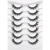 Pooplunch 7-pair lashes in premium packaging for easy storage and ready wear.