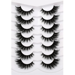 Pooplunch 8D cat-eye fluffy wispy lashes with a soft, natural movement for daily wear