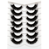 Pooplunch 8D silk lashes for cat-eye outer corner definition and lightweight comfort.