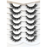 Pooplunch 8D silk lashes deliver a cat-eye look with lightweight comfort.
