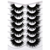 Pooplunch 8D silk lashes create a cat-eye look with lightweight comfort