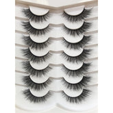 Pooplunch 8D silk lashes natural wispy daily wear for a soft look.