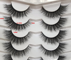 Pooplunch wispy lashes with comfortable cotton band for weightless wear.