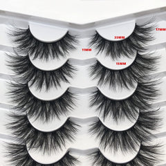 Pooplunch wispy volume lashes highlight fluttery outer corners for a fuller look.