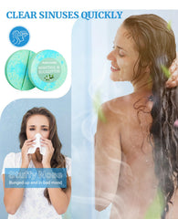 POPCHOSE shower steamer infused with natural essential oils for lasting fragrance.