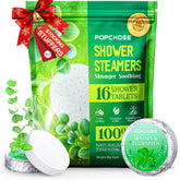 POPCHOSE tableta de ducha aromaterapia con eucalipto para aroma inmediato