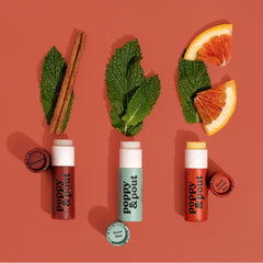 Envase de cartón reciclable de Poppy & Pout para labios