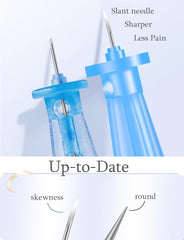 Popsica blackhead needle kit for controlled extraction (pink-blue packaging).