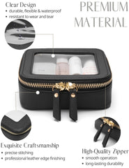 Popvibe clear TPU material shows contents at a glance and resists wear.
