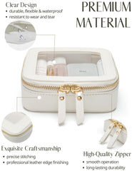 Popvibe saffiano leather exterior shows premium durability and scratch resistance