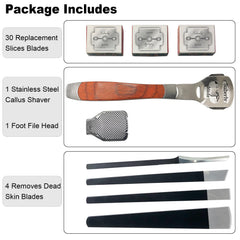 POQOD stainless foot file durable rust resistant for wet or dry use