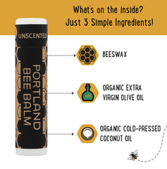Portland Bee Balm recyclable packaging emphasis for eco-friendly lip care