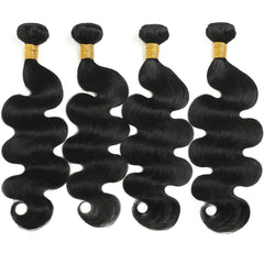 Poshbash Brazilian virgin hair with soft weft for durable styling.