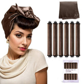 Posicurly overnight curlers: soft rubber design for gentle heatless curls.